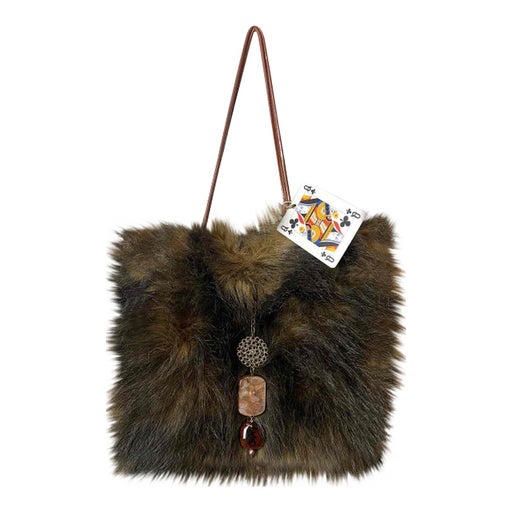 Faux fur bag