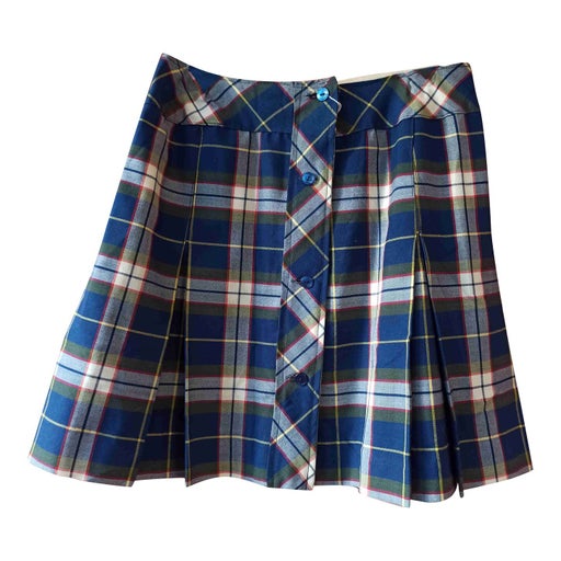 Tartan pleated skirt