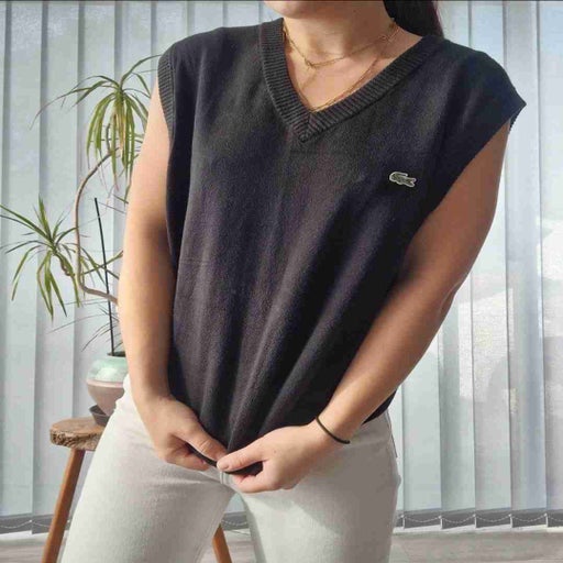 Pull sans manches Lacoste pour femme Imparfaite