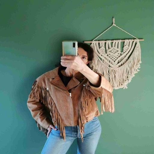 Veste à franges