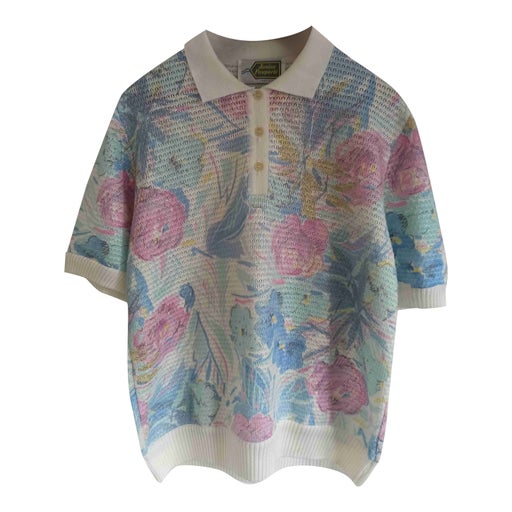 Floral polo shirt