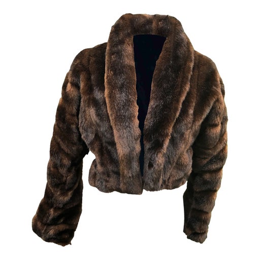 Faux fur coat
