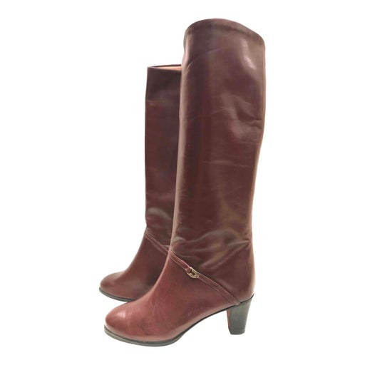 Bottes en cuir 