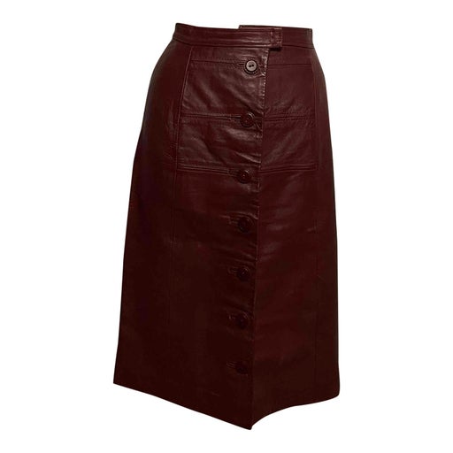 Leather skirt