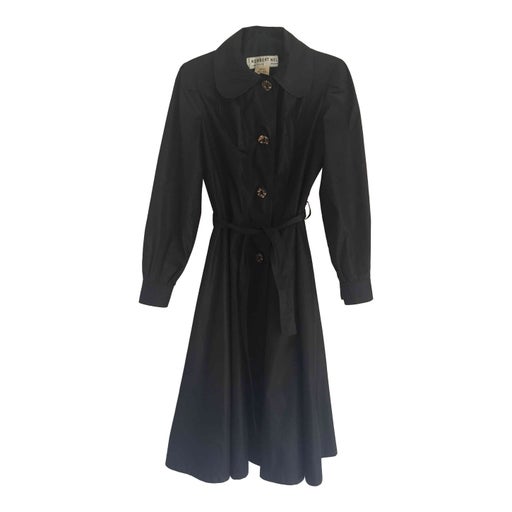 Belted trench coat