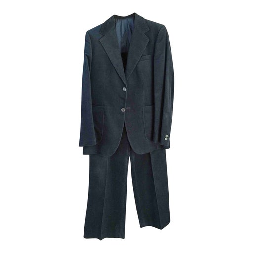 Velvet trouser suit