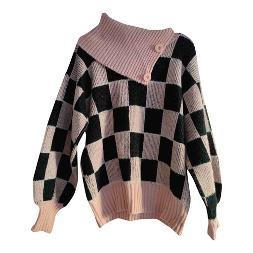 Checked sweater