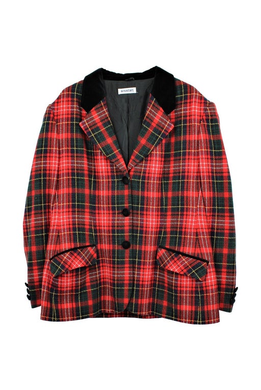 Tartan blazer