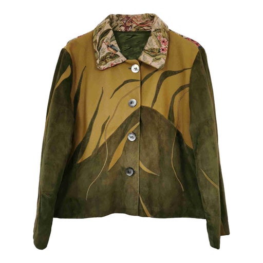 Leather and suede jacket