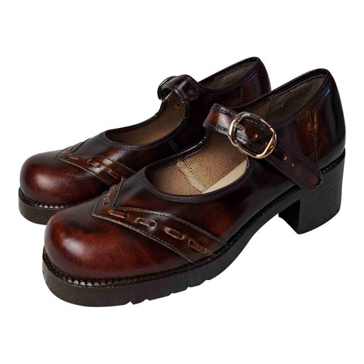 Leather Mary Janes