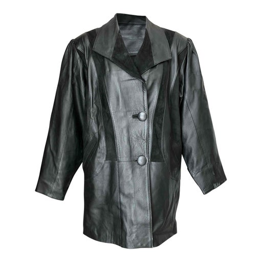 leather coat