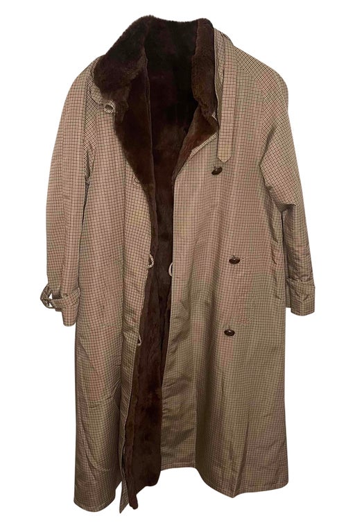 lined trench coat