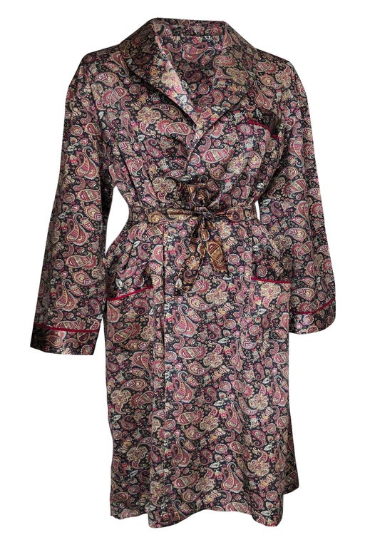 Paisley dressing gown
