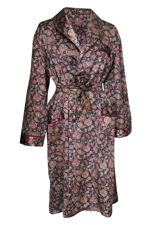 Paisley dressing gown