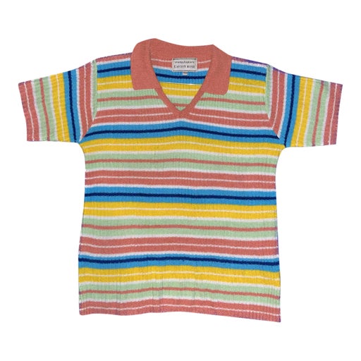Striped polo shirt