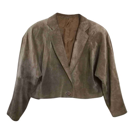 Suede blazer