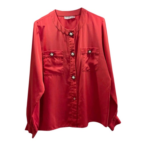 Blouse satinée