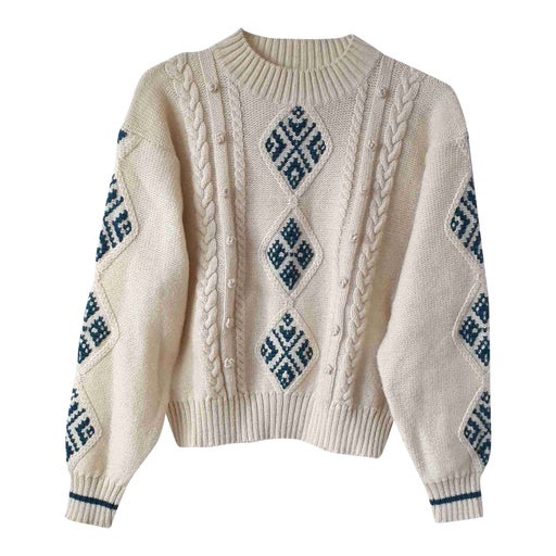 Cable sweater