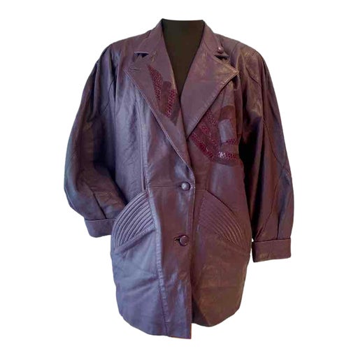 leather coat