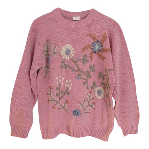 Embroidered sweater