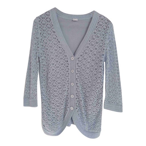 Openwork cardigan
