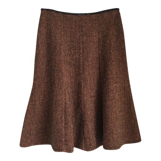 Herringbone skirt