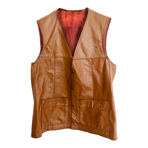 Gilet en cuir