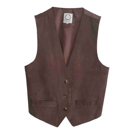 Suede vest