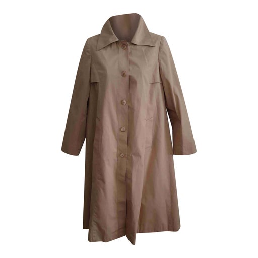 80's beige trench coat