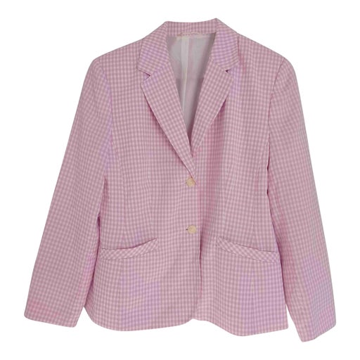 Gingham blazer