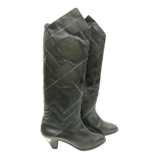 Bottes en cuir 