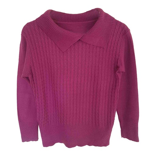 Cable sweater