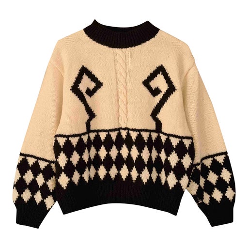 Patterned sweater
