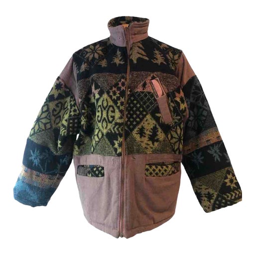 Patterned parka