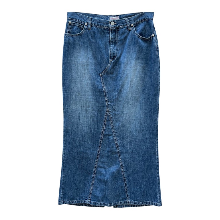 Jupe midi en jean