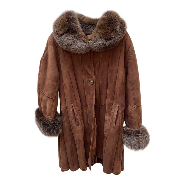 Manteau 90's chocolat