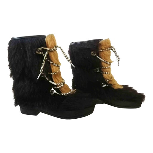 Bottines en fourrure