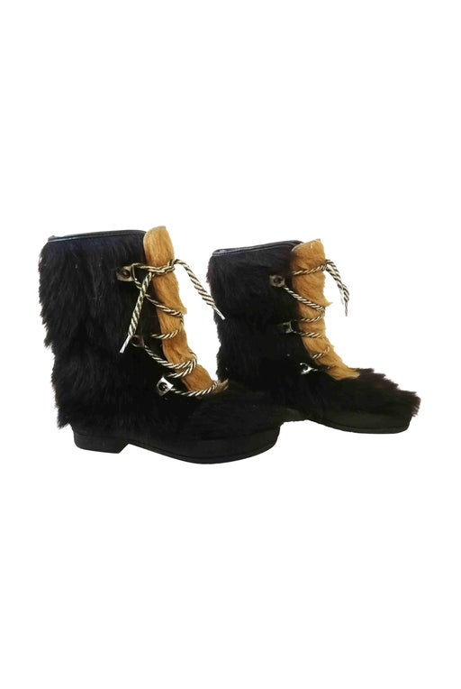 Fur ankle boots