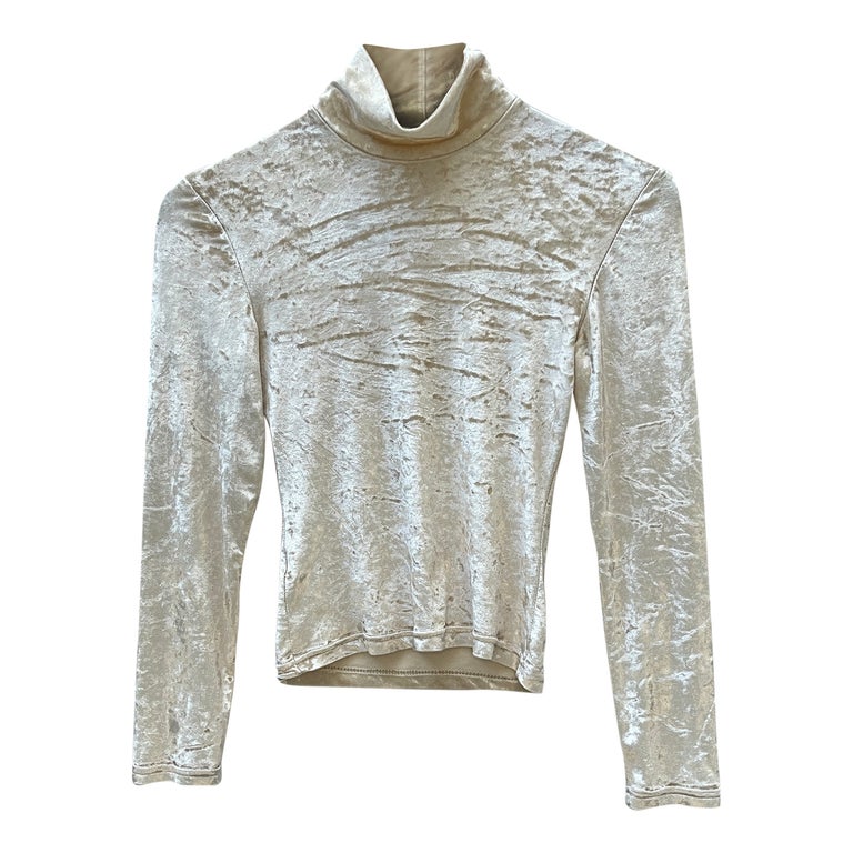 Top en velours 90's
