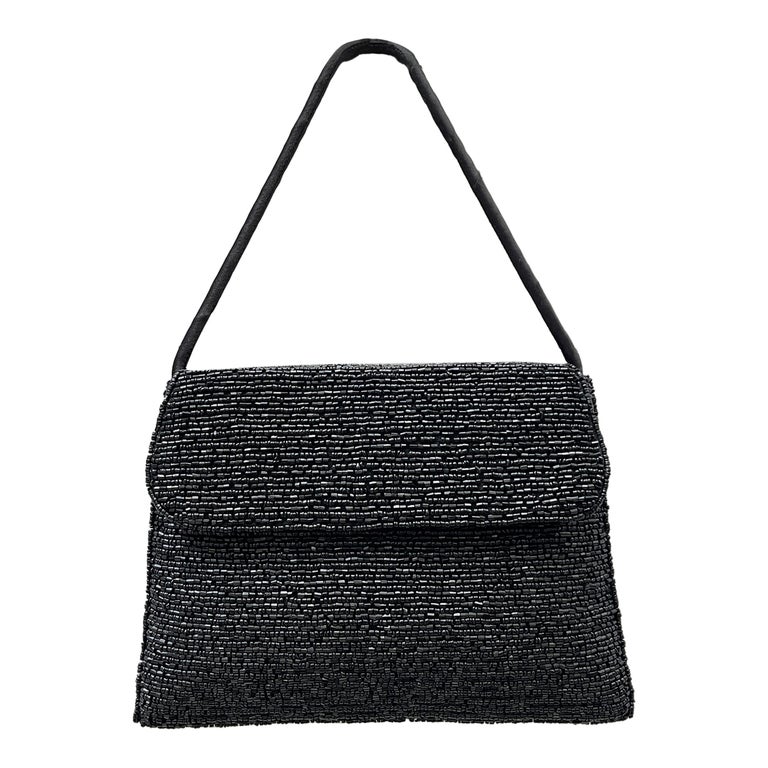 Mini sac satin et perles