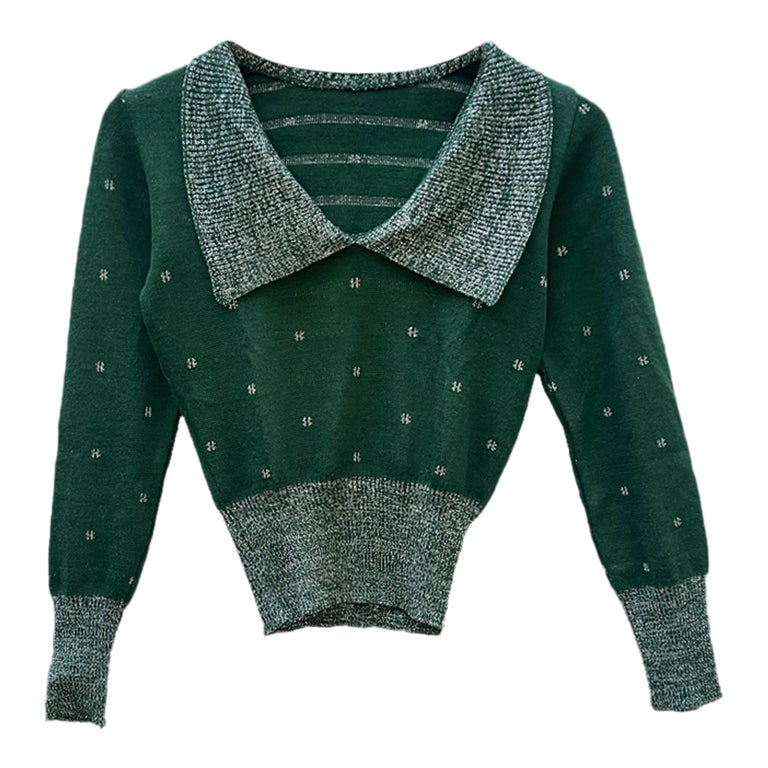 Top en maille lurex