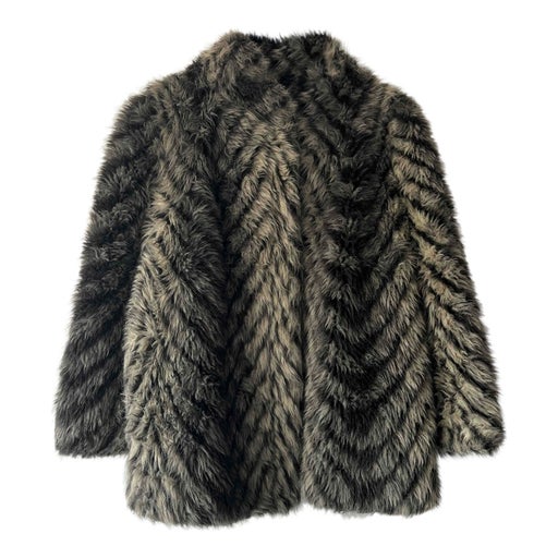 Faux fur coat