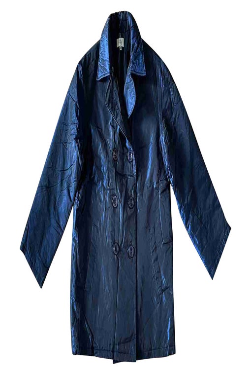 Iridescent blue coat