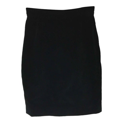 Velvet mini skirt