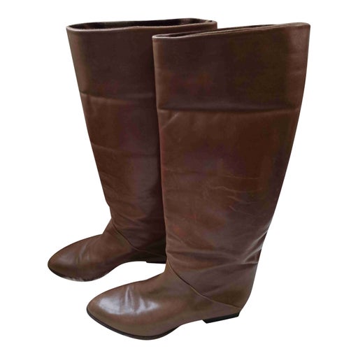 Bottes en cuir 
