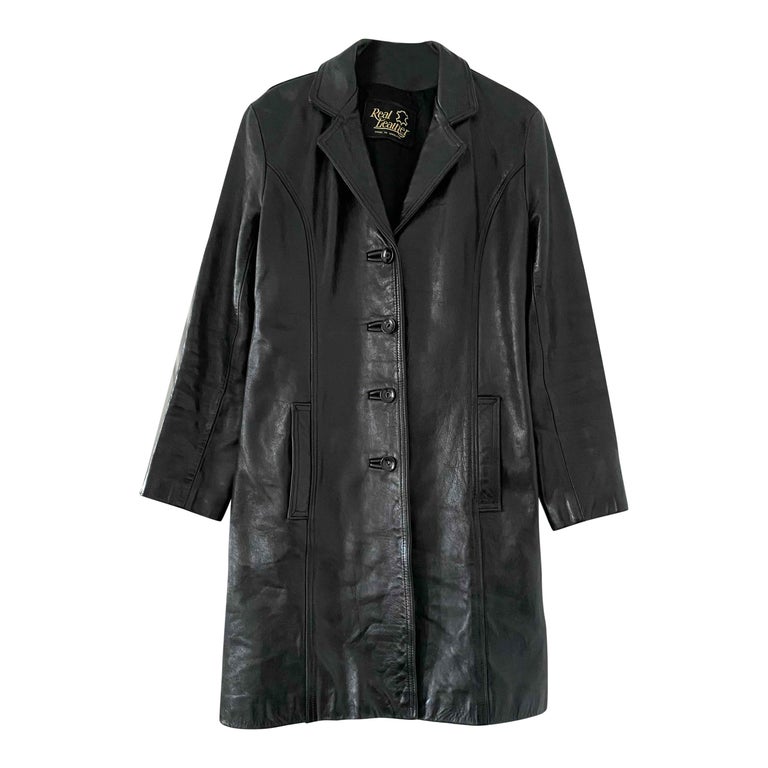 Trench en cuir