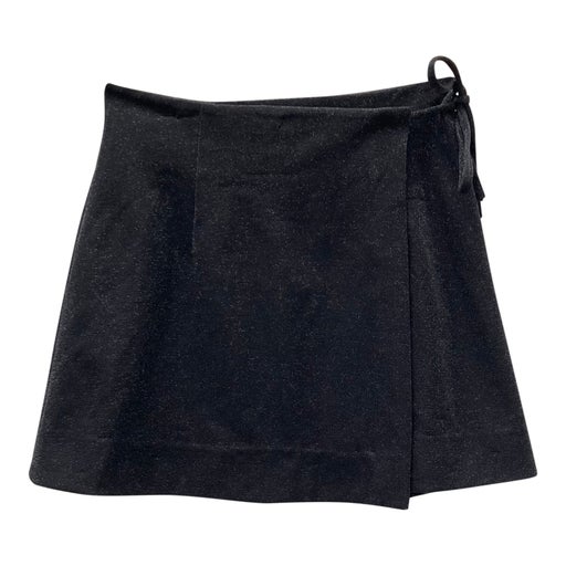 Lurex mini skirt
