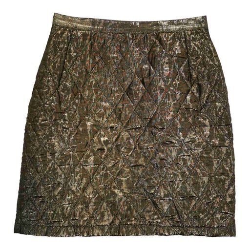 Lurex mini skirt