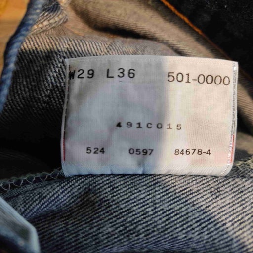 Levi's 501 W29L36 jeans