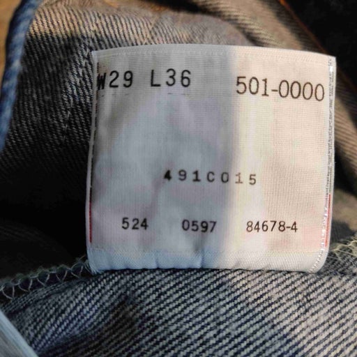 Levi's 501 W29L36 jeans